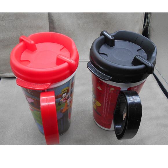 Walt Disney Parks Whirley Travel Mug Resort Souvenir Cup Lot of 2 w/Lids - Picture 6 of 8